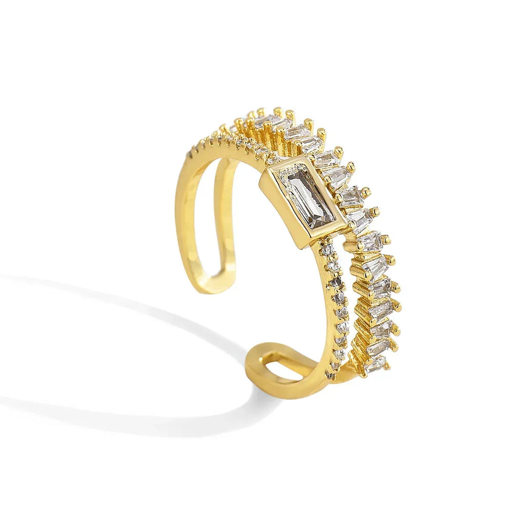 Women's Irregular Double-layer Ring - Viexta