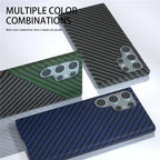 Carbon Fiber Hard Shell Samsung S Series Phone Case - Viexta