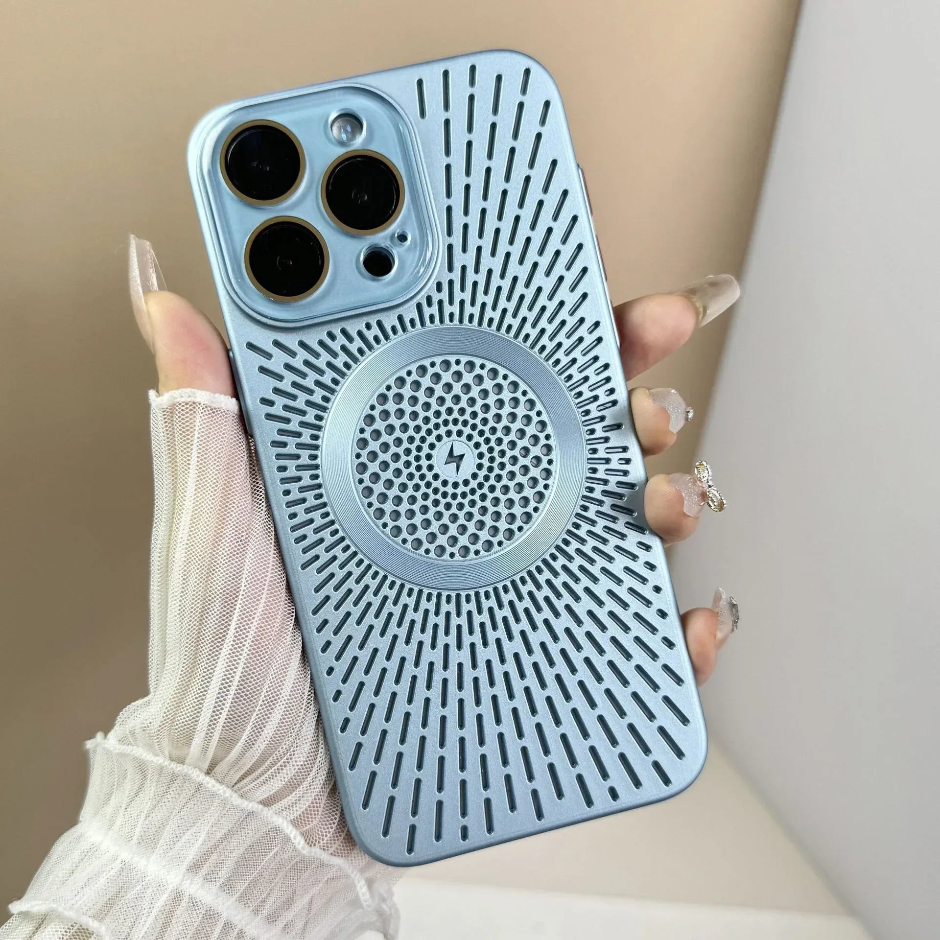 Heat Dissipation Network Shell Magnetic iPhone Case - Viexta