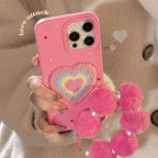 Colorful Heart Bracelet Soft Silicone iPhone Case - Viexta