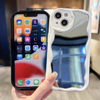 Cream Pattern Mirror iPhone Case