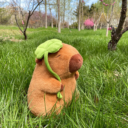 Plush Capybara Figurine Doll