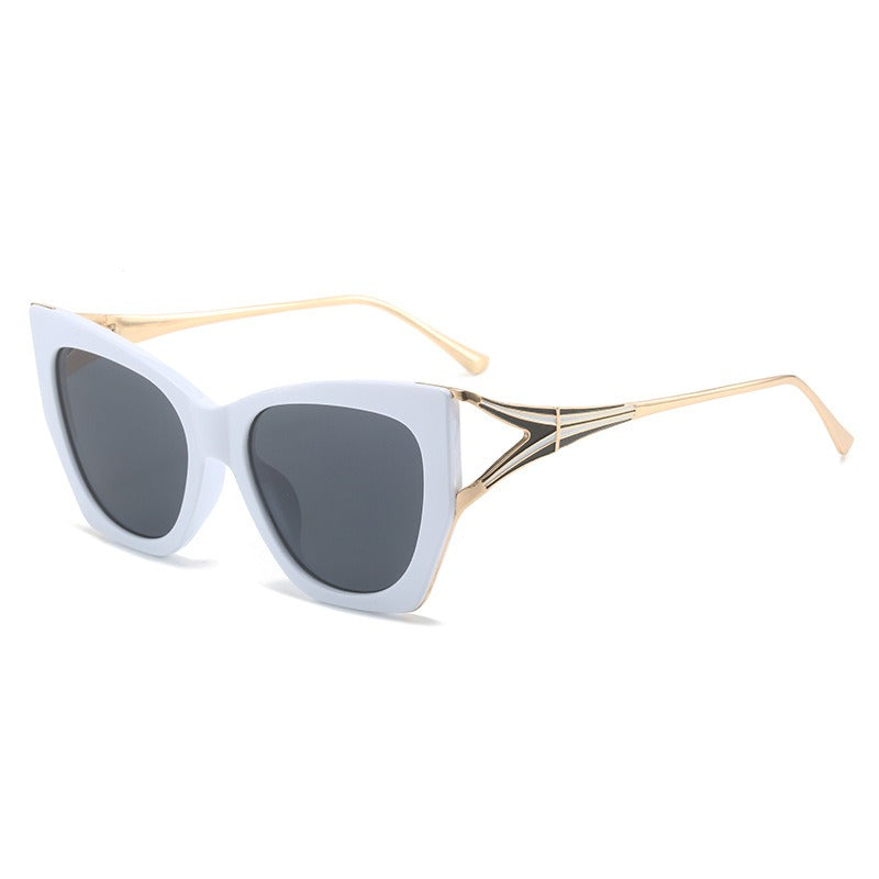 Large frame cat eye sunglasses pc sunglasses
