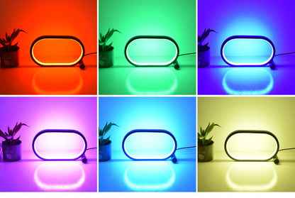 Oval Acrylic Touch Lamp