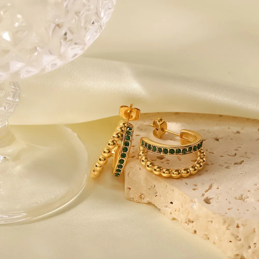 Versatile C- Shaped Double-layer Balls Hoops - Viexta
