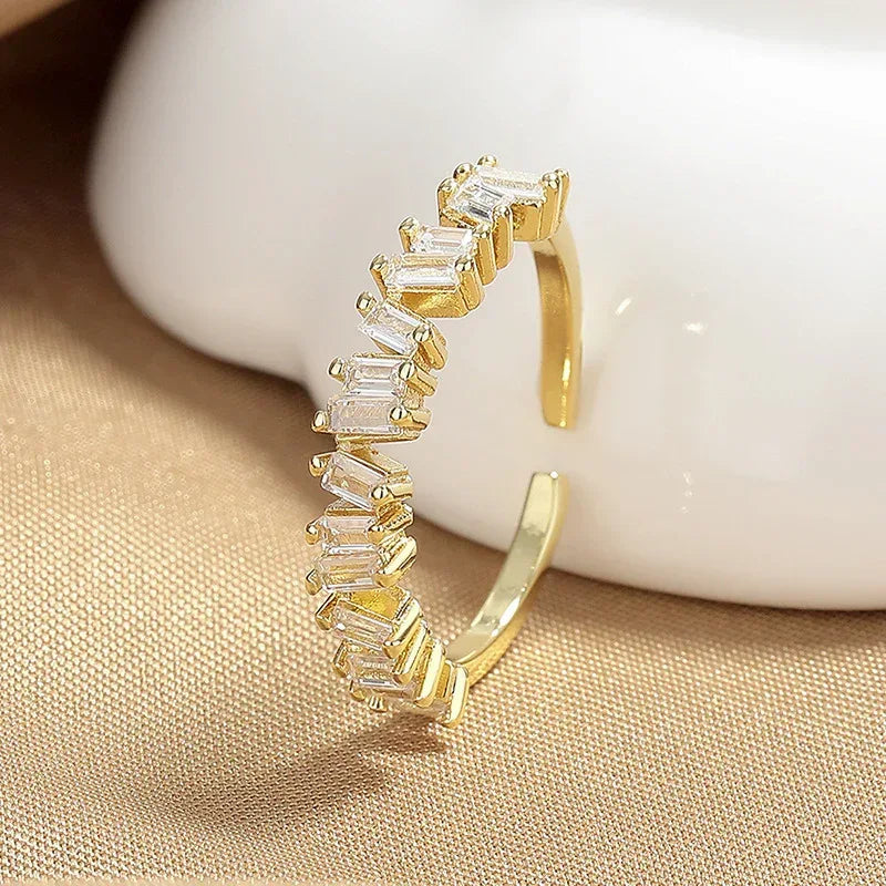 Double Layer Zircon Ring - Viexta
