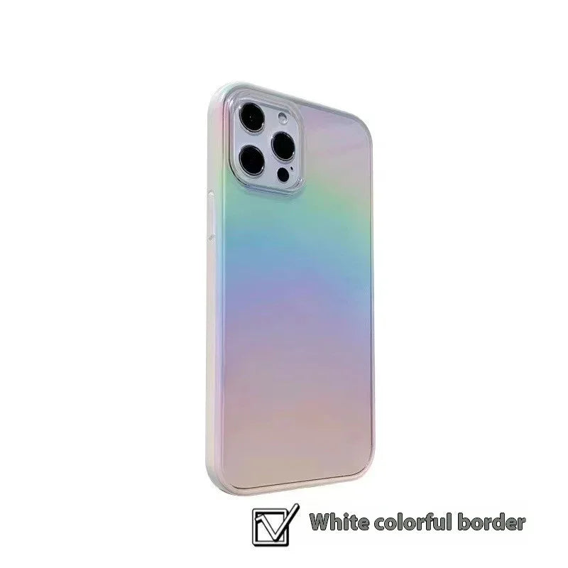Colorful Transparent 2-in-1 iPhone Case - Viexta