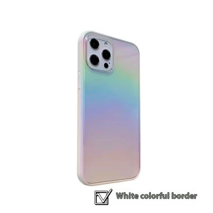 Colorful Transparent 2-in-1 iPhone Case