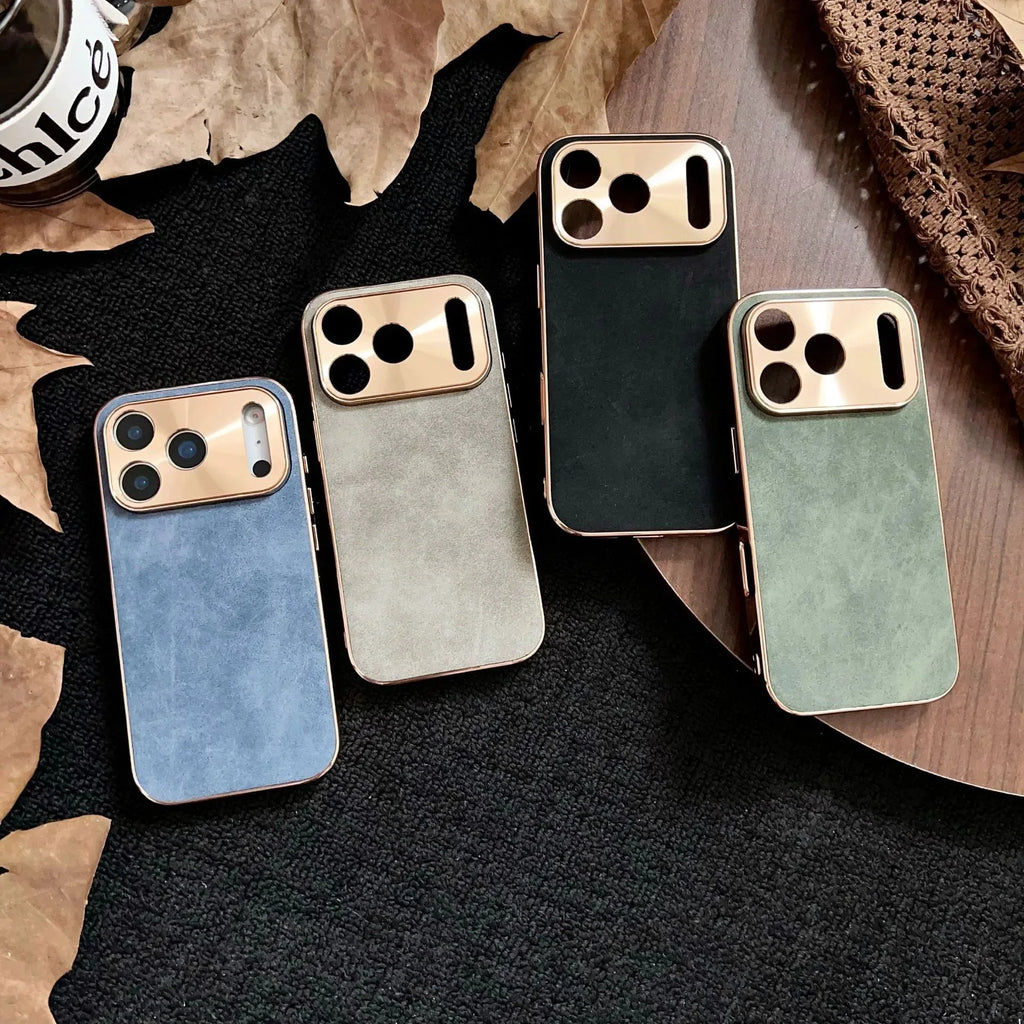 Electroplated Metal Fine Hole Lens iPhone Case - Viexta