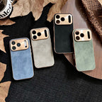 Electroplated Metal Fine Hole Lens iPhone Case