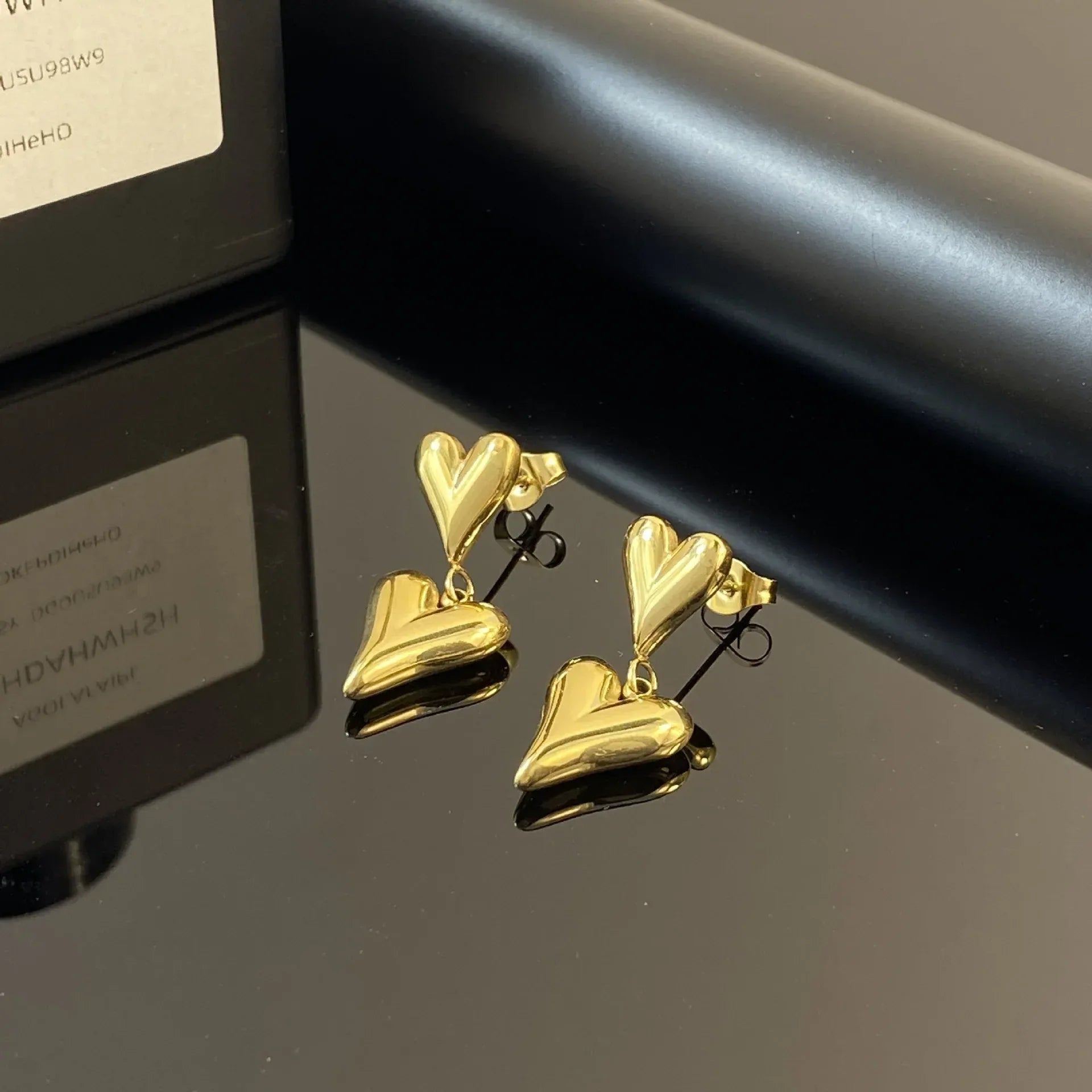 double-layers-loving-heart-earrings - Viexta