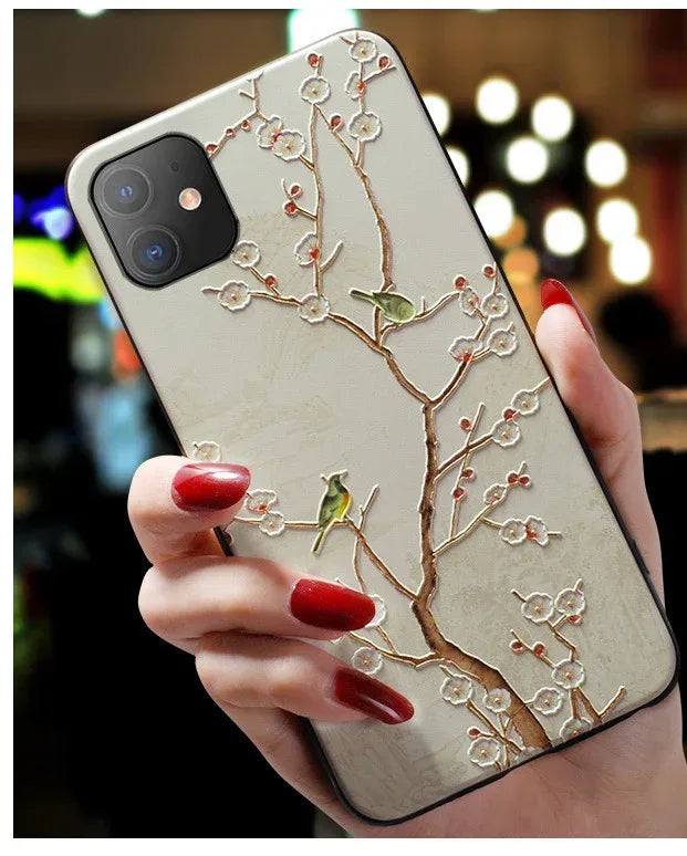 embossed-frosted-soft-shell-huawei-case - Viexta