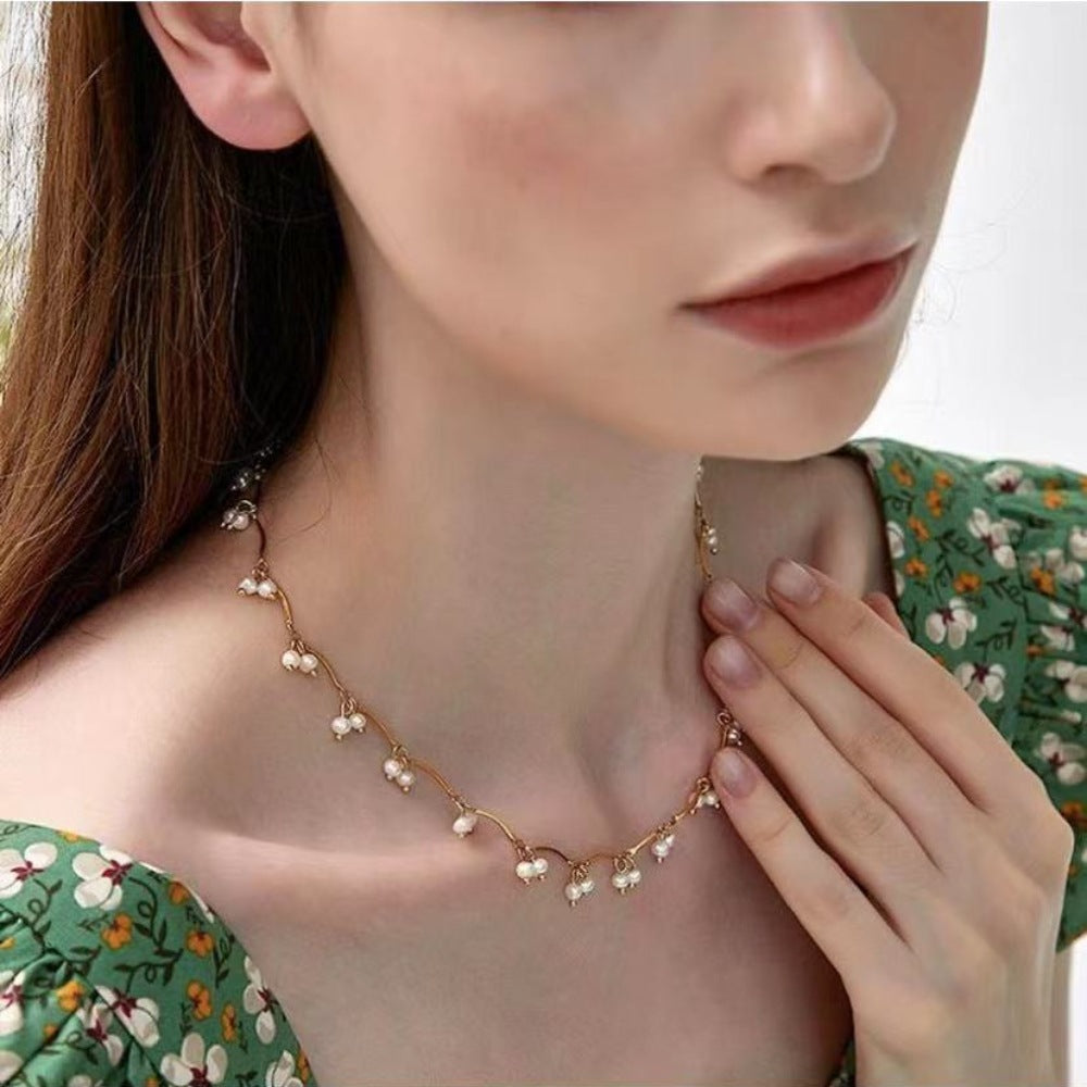 Small Pearl Necklace For Women