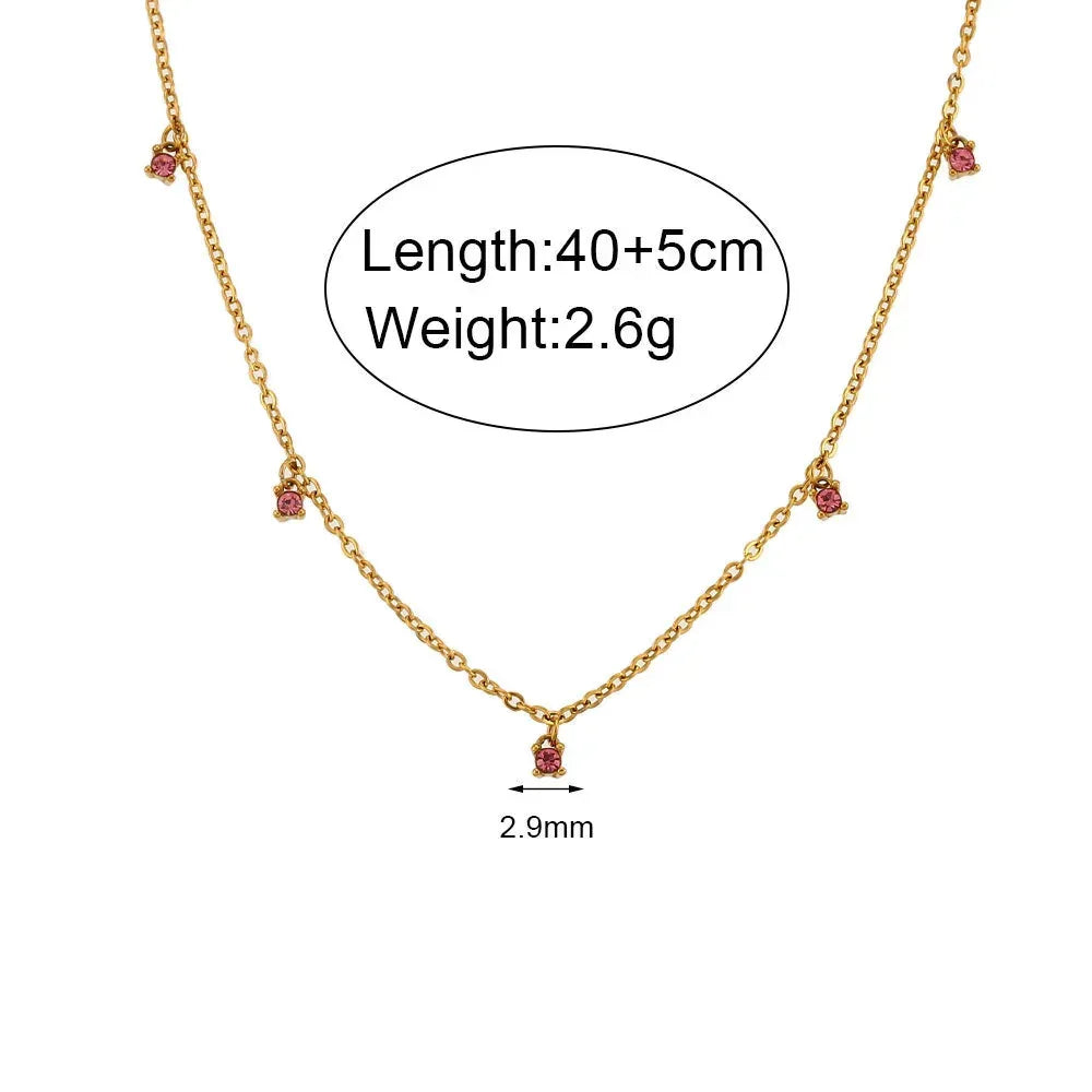 Zircon Clavicle Chain - Viexta