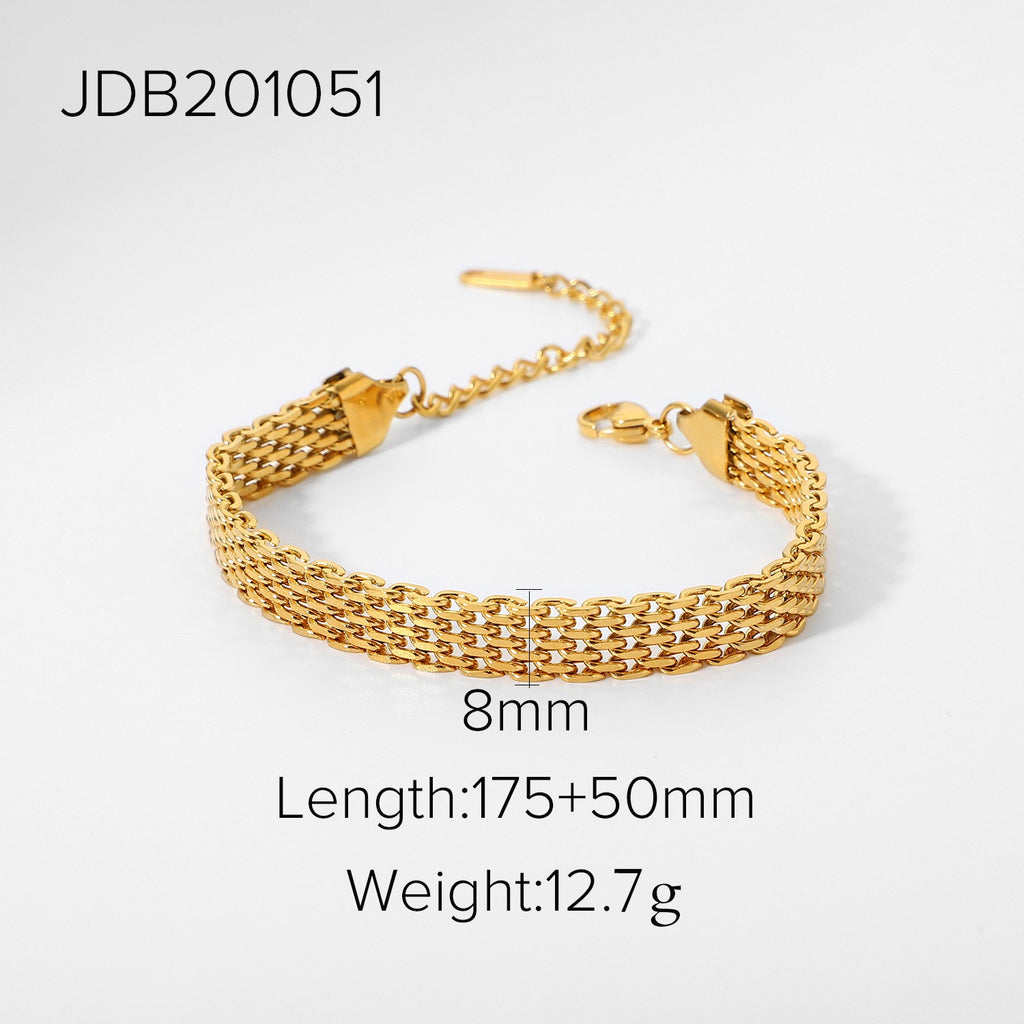Stainless Steel Cuba Bracelet