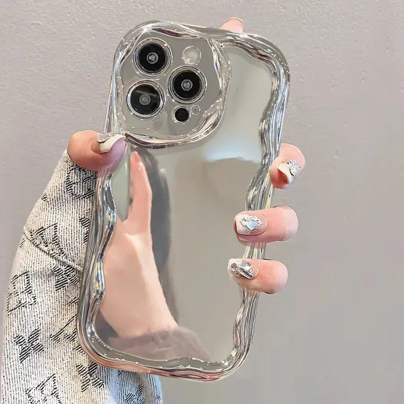 Electroplating Sliver Stripe Drop-resistant iPhone Case - Viexta