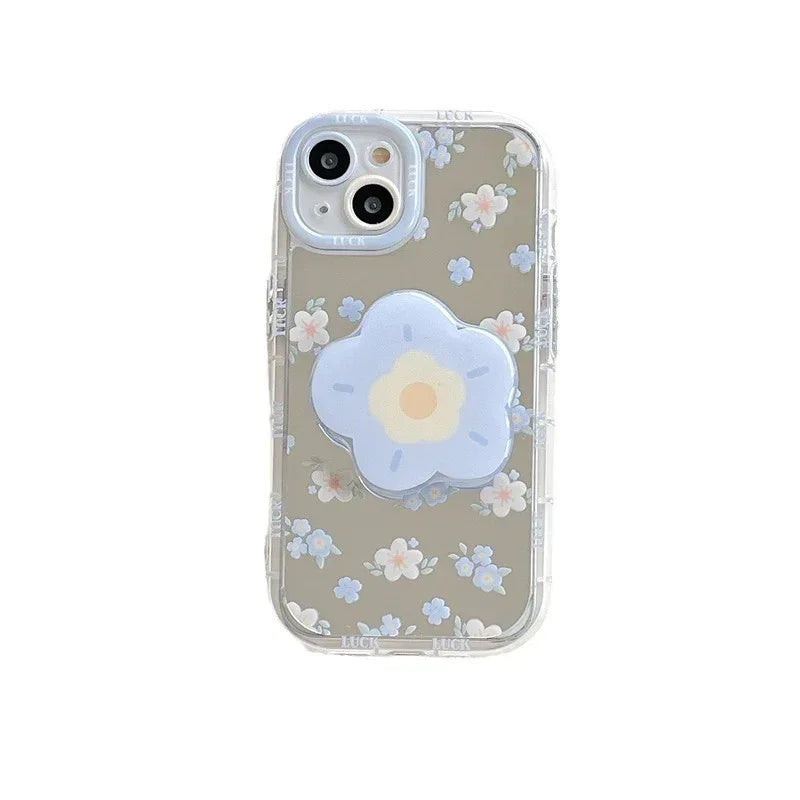 mirror-blue-flower-iphone-case - Viexta