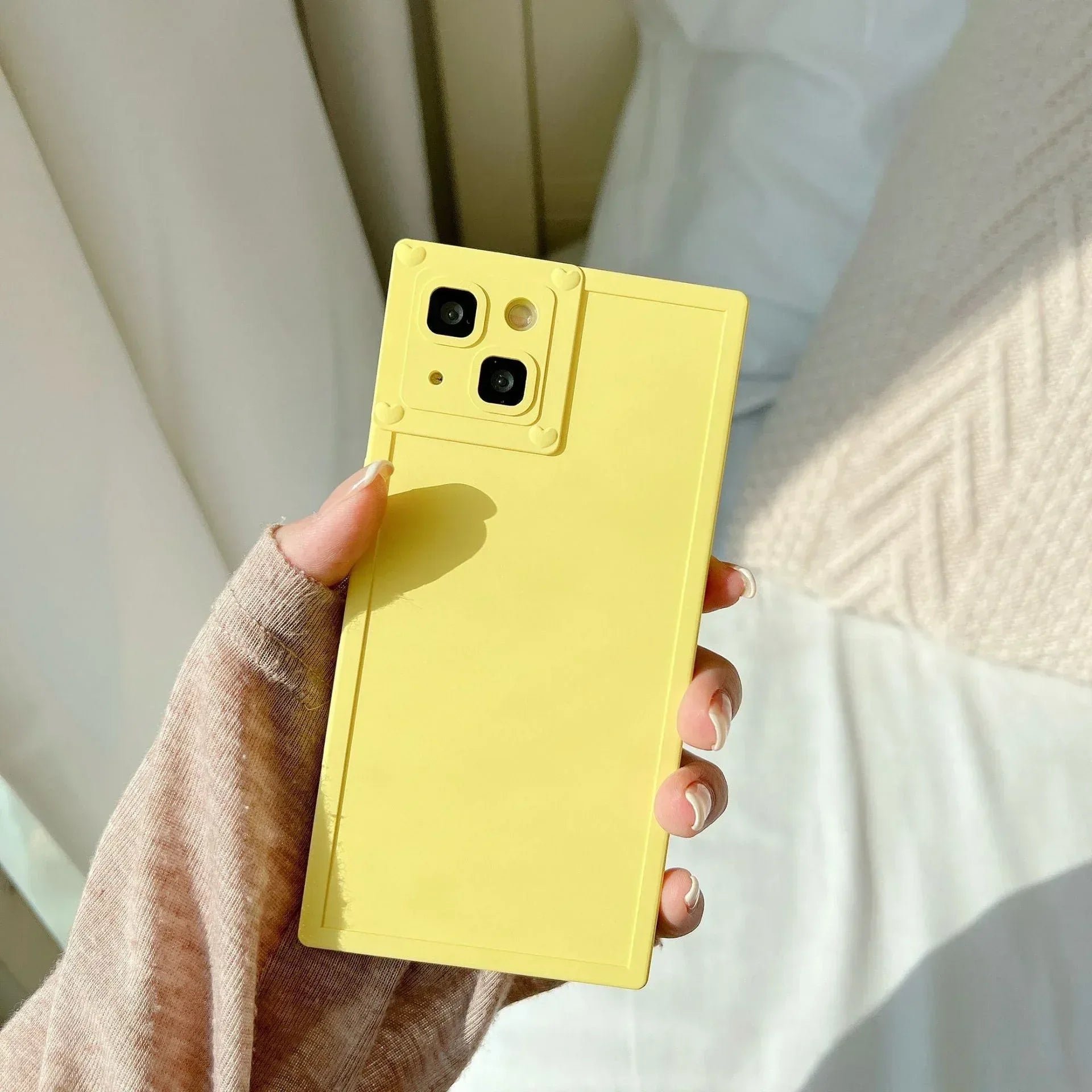 Simple Solid Square iPhone Case - Viexta