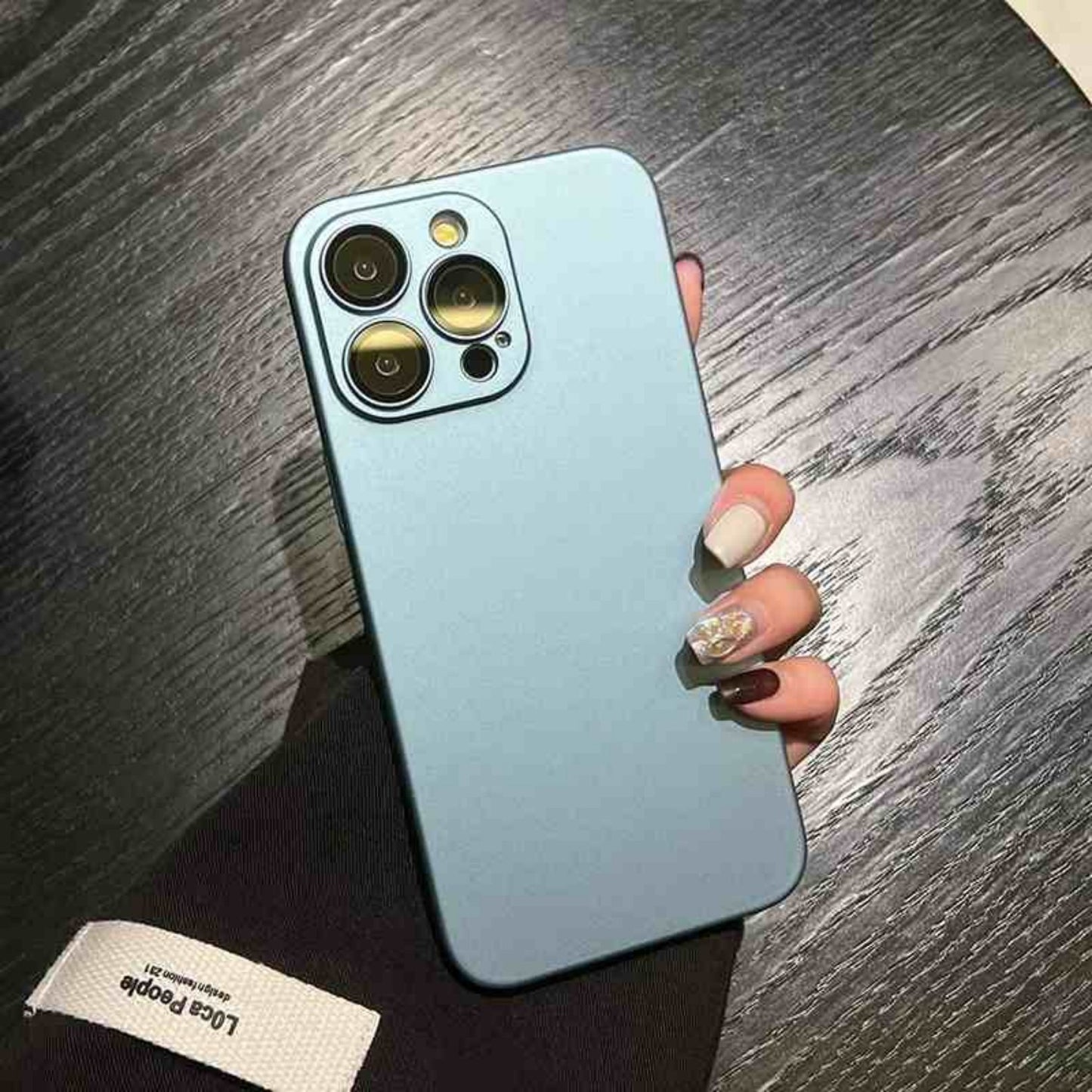 Solid Color Ultra-thin Frosted iPhone case