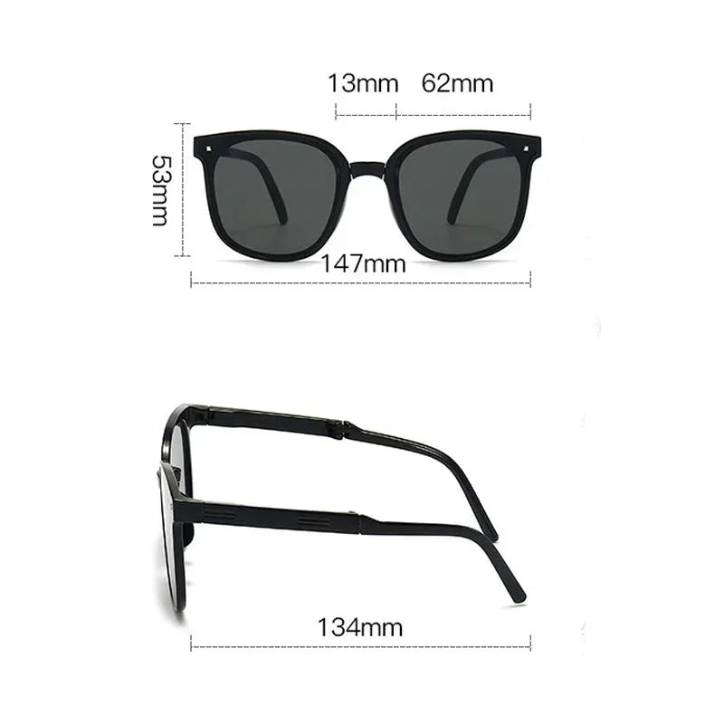 Folding Sunglasses Summer Beach Sun Protection Glasses - Viexta