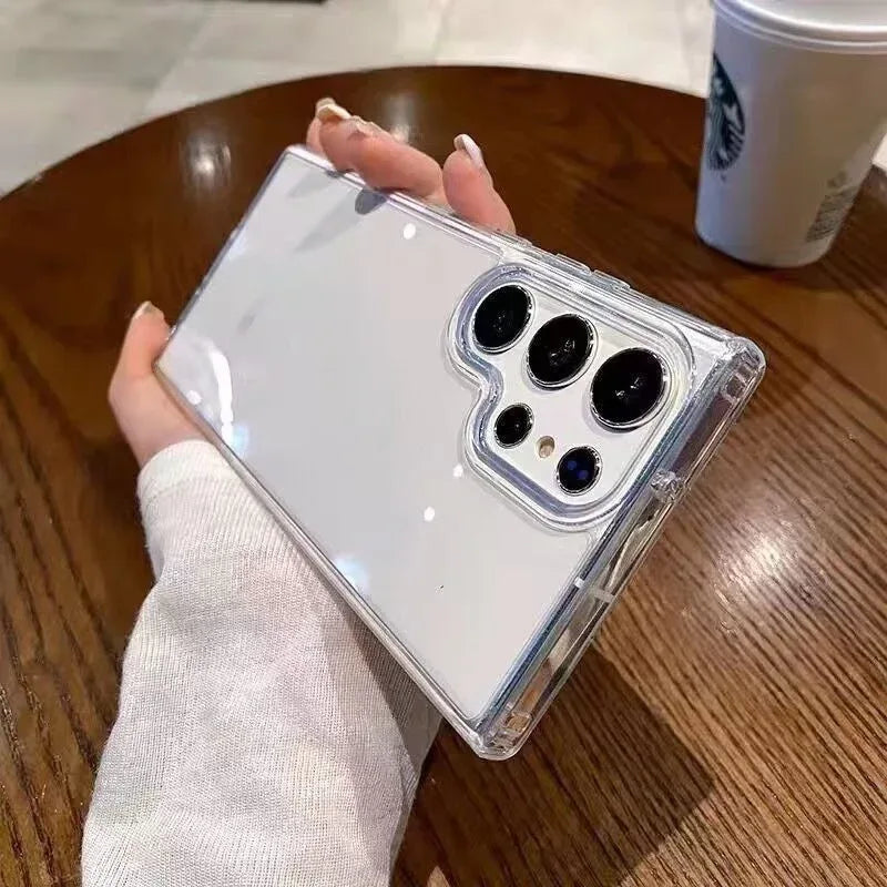 Transparent Acrylic Space Shell Samsung Phone case - Viexta