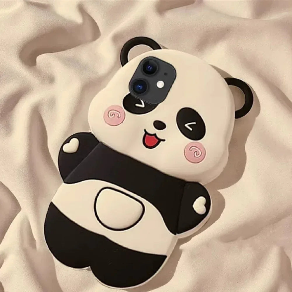 cute-panda-silicone-iphone-case - Viexta