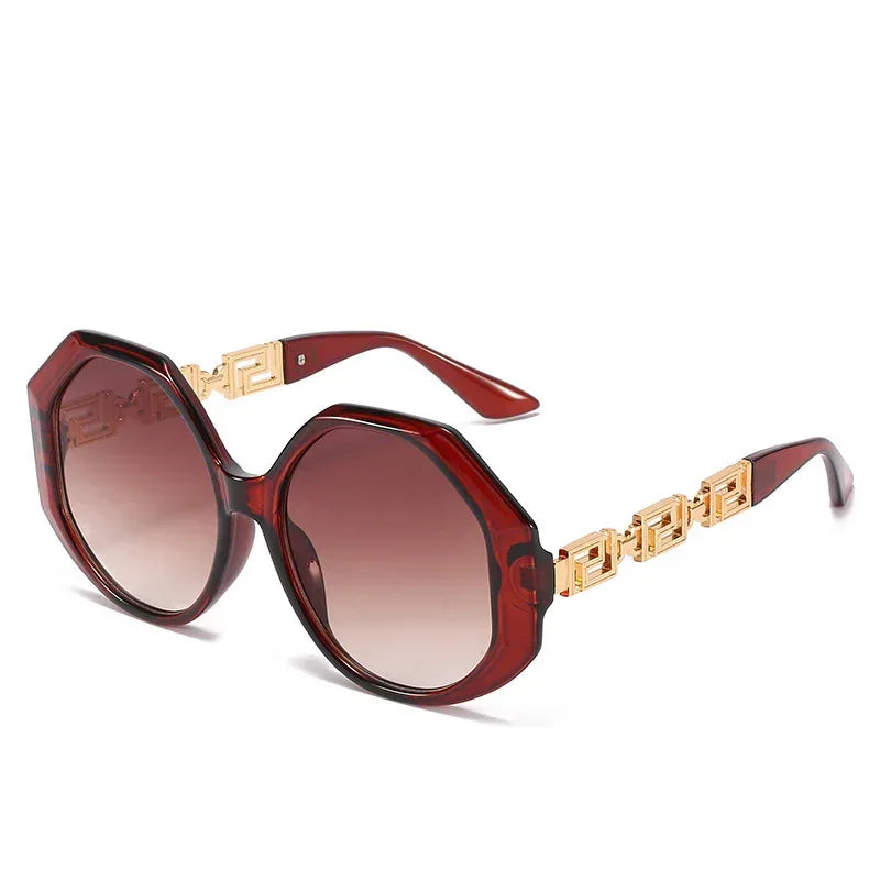 Women's Polygonal Sunglasses UV Protection - Viexta