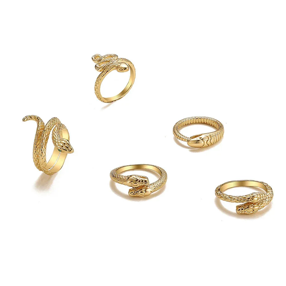 Snake Ring Suit 5-piece - Viexta