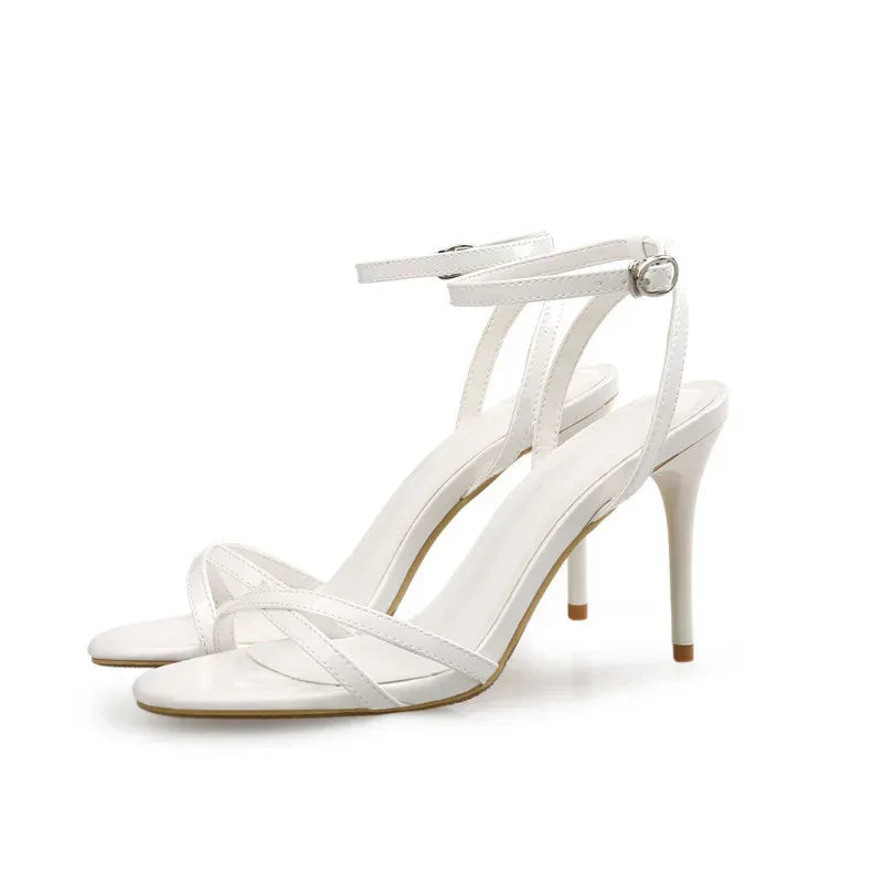 Stiletto Heel Buckle Strap - Viexta