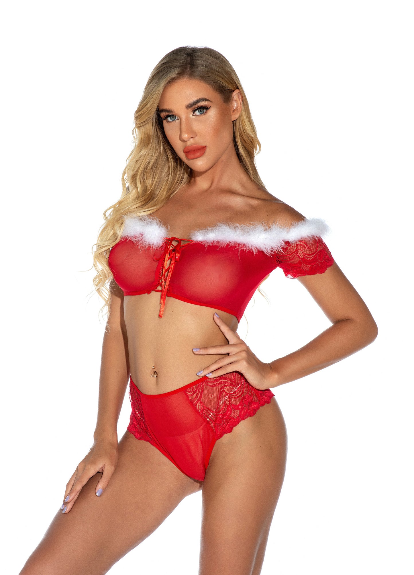 Christmas Lingerie Sleepwear Suit