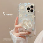 Floral Shell iPhone Case Holder