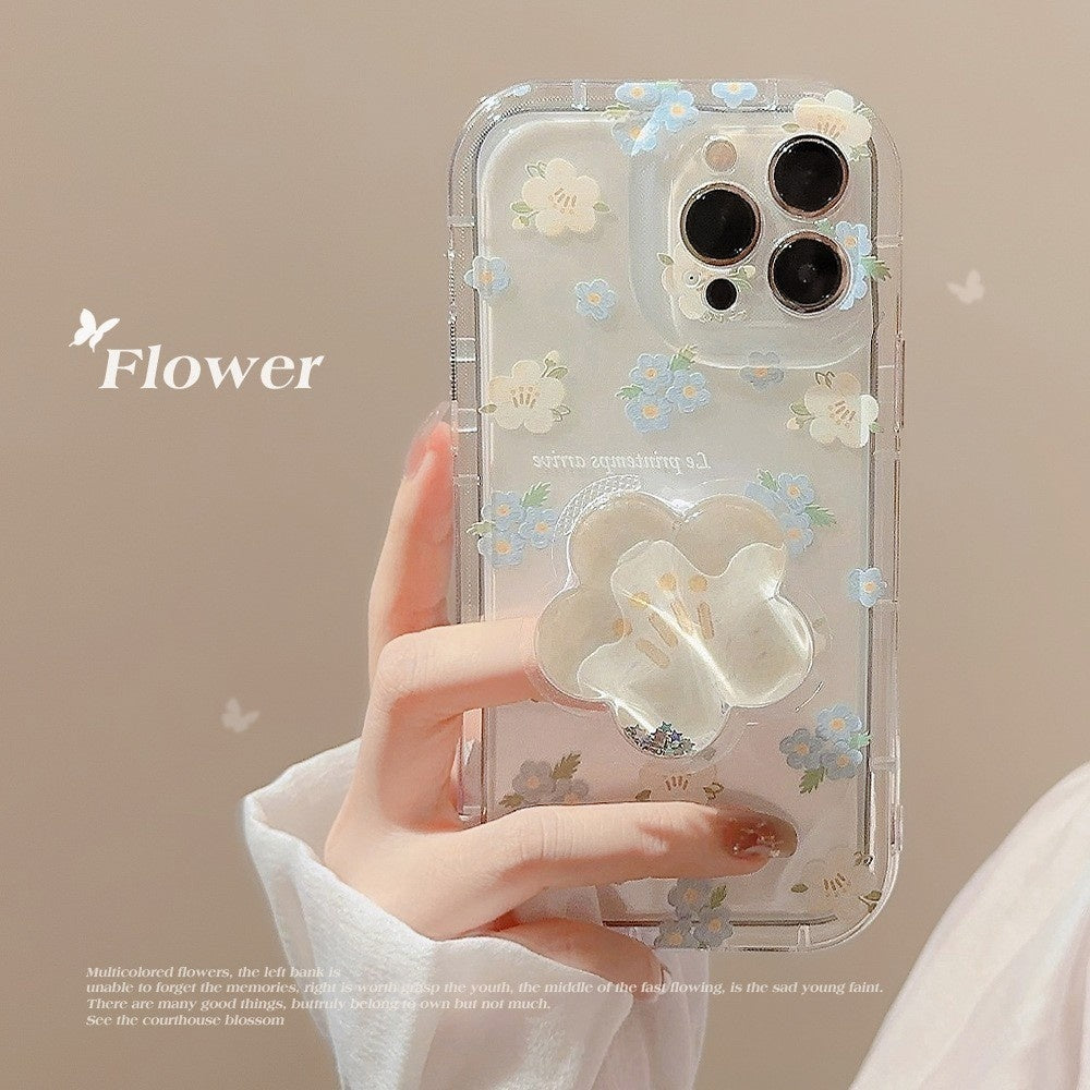 Floral Shell iPhone Case Holder