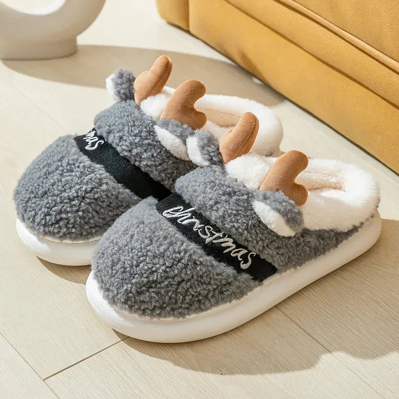 Christmas Shoes Winter Home Slippers - Viexta