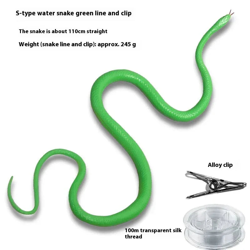 Rubber Snake Chasing Props Prank plush - Viexta