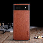 Goggle Pixel 6A Classic Lychee Phone Case - Viexta