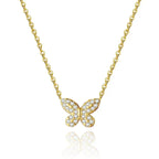 Butterfly Titanium Steel Versatile Simple Necklace - Viexta
