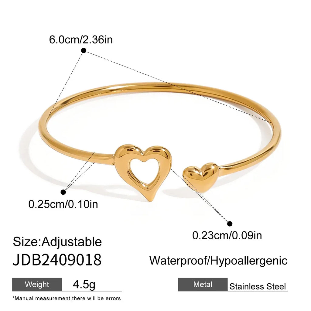 stainless-steel-dropper-open-ended-bracelet - Viexta