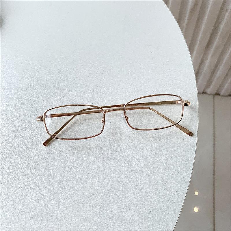 Trendy Small Frame Rectangular Sunglasses - Viexta