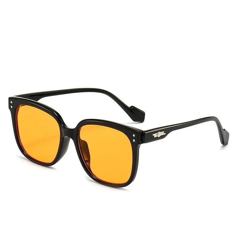 Retro Large Frame Glasses - Viexta