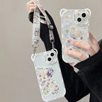 Sitting Bear Mobile iPhone Soft Case With Lanyard - Viexta