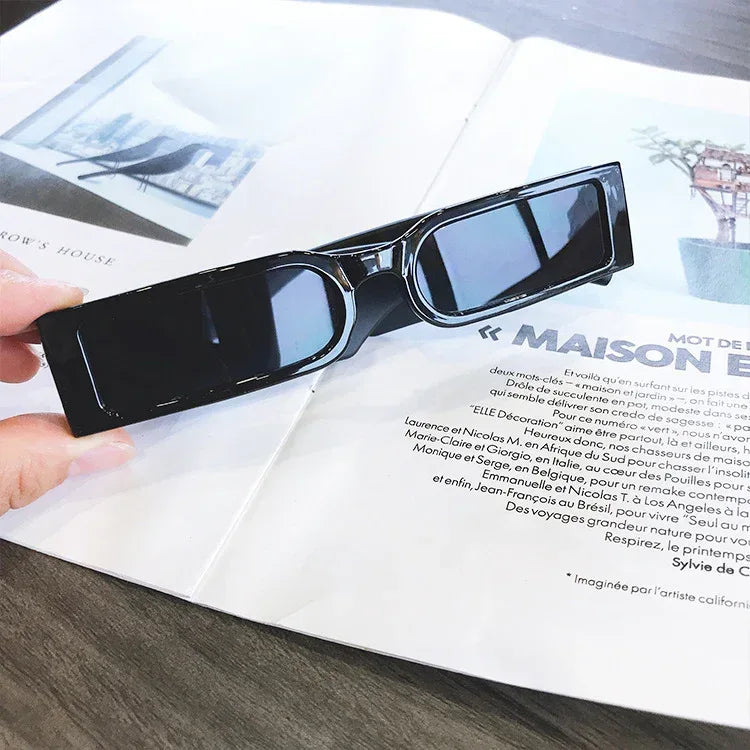 Rectangle Frame Fashion Sunglasses - Viexta