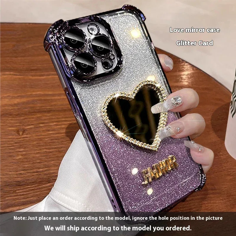 Drop-resistant Mirror Luxury iPhone case - Viexta