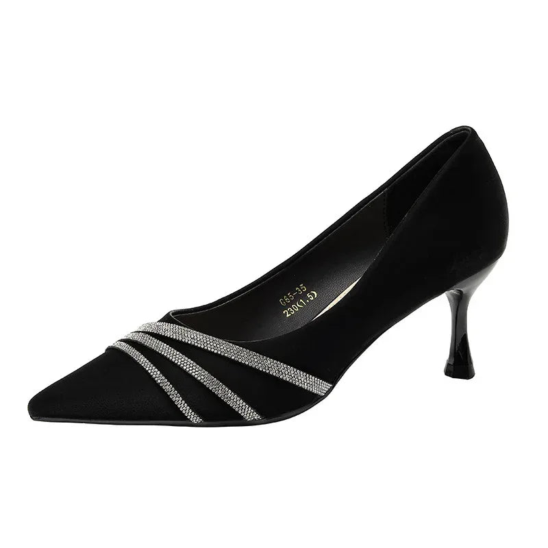 Pointed Stiletto Classy Heels - Viexta