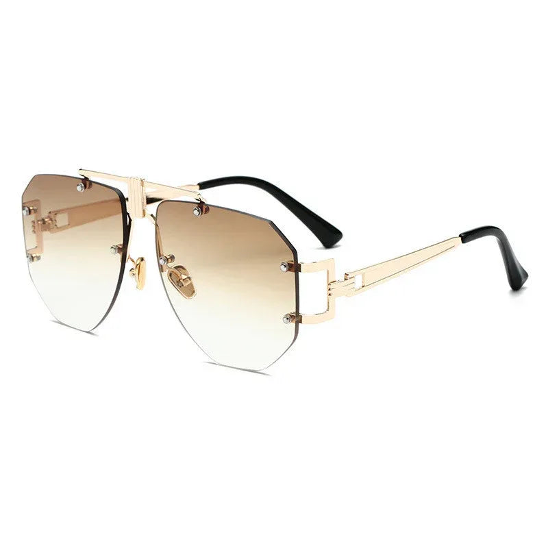 Metal frameless sunglass - Viexta