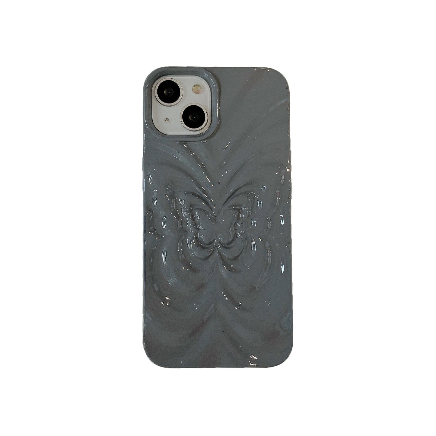 Solid Color Three-dimensional Butterfly Phone Case