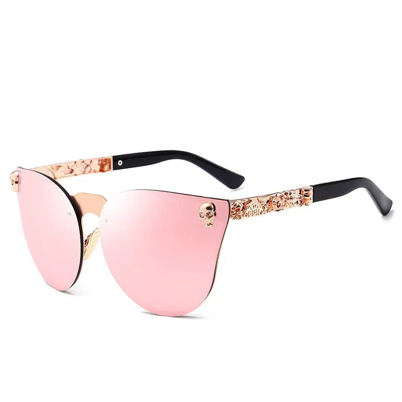 Skull metal sunglasses - Viexta