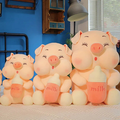 Baby Bottle Pig Plush Toy - Viexta