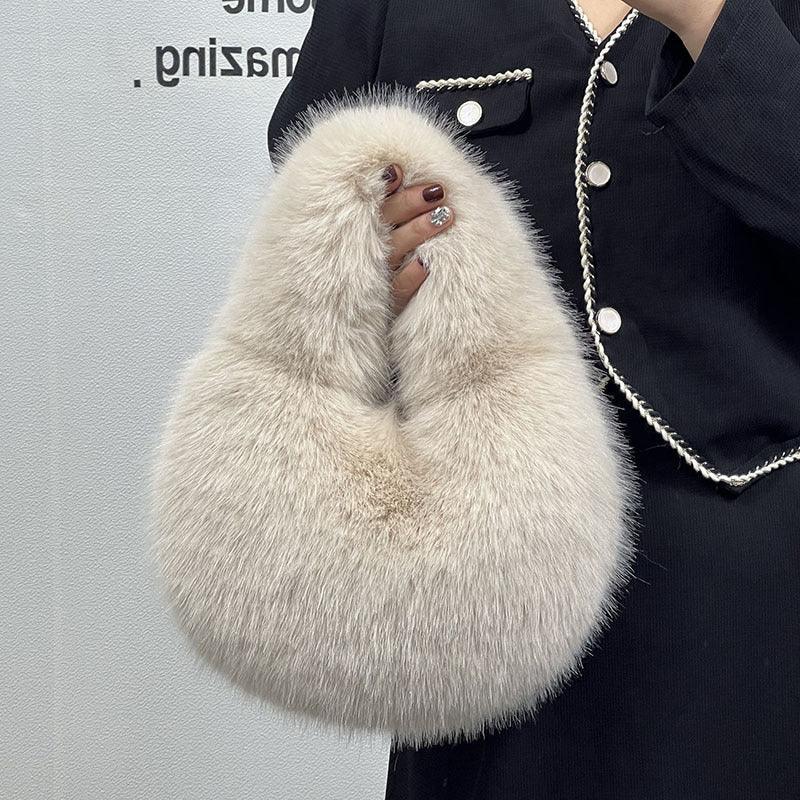Portable Fur Bag Fall Winter Popular High-grade Niche - Viexta