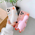 Cartoon Kneading Duck iPhone case - Viexta