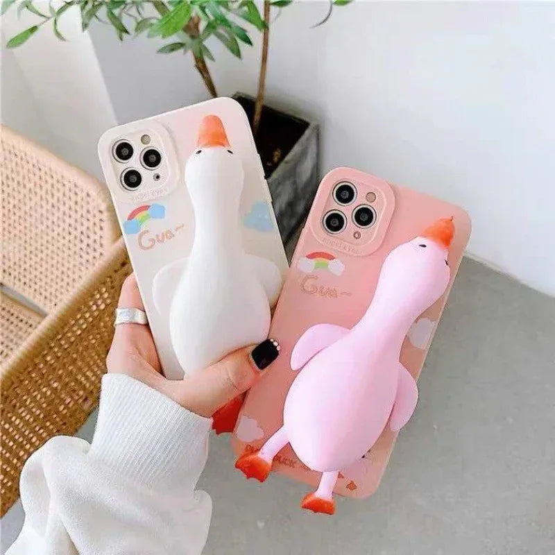 Cartoon Kneading Duck iPhone case - Viexta